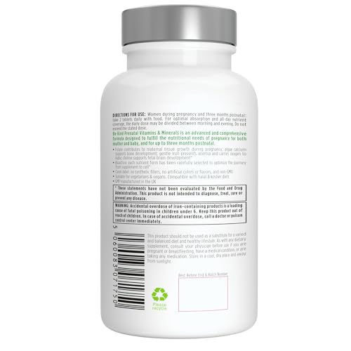 Calcium and magnesium from algae in Igennus prenatal blend for bone support.