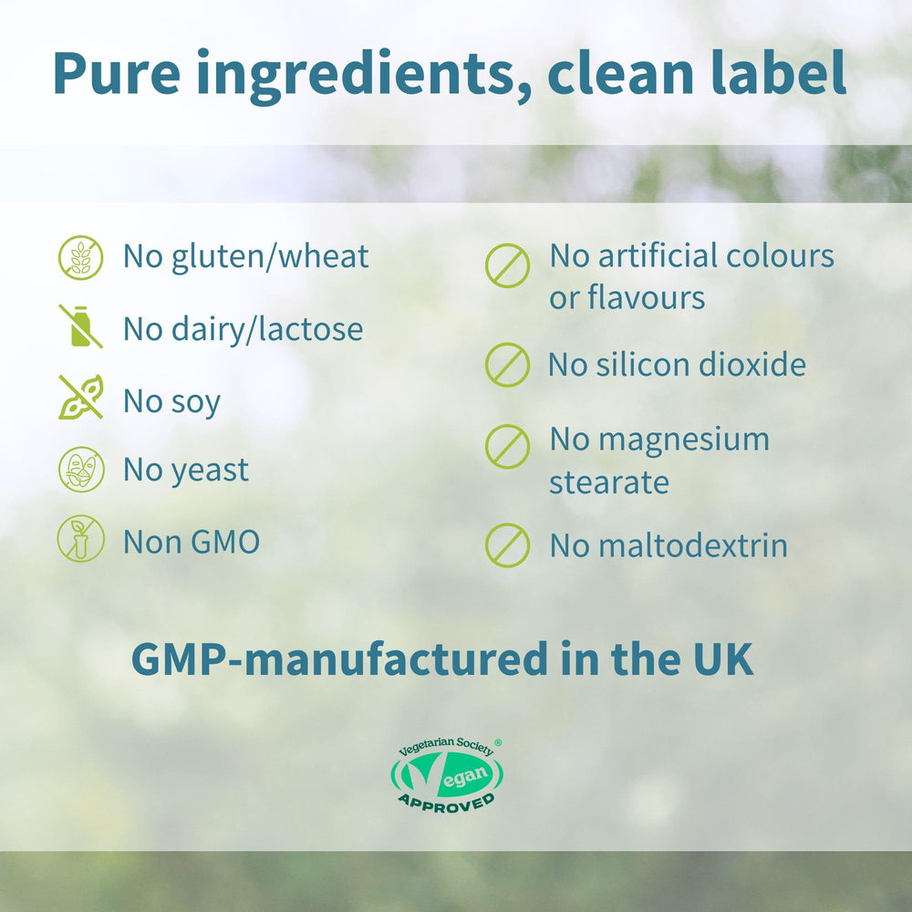 Ingredient detail emphasizes methylated vitamins and chelated minerals in Igennus formula.