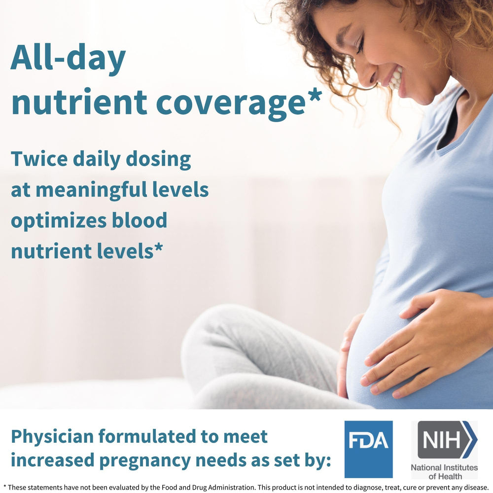Vegan and halal certifications visible on Igennus prenatal label.