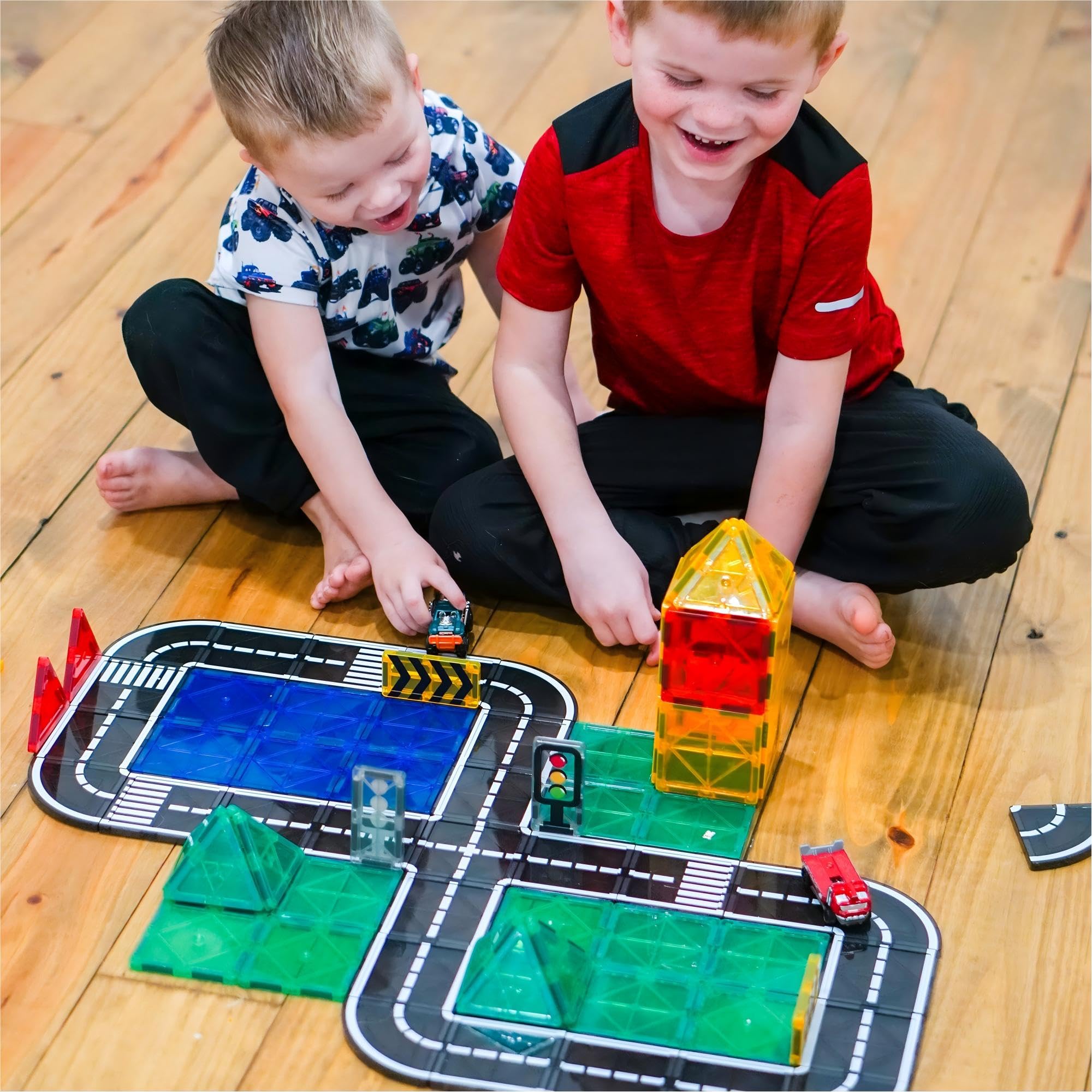 IGIVI road tiles are portable and easy to assemble for indoor or outdoor use.