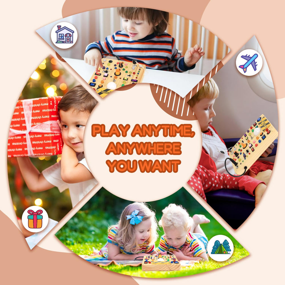 iHarPro busy board durable hardwood construction and long-lasting build