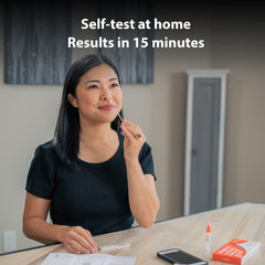 iHealth COVID-19 Antigen Rapid Test result display with quick read