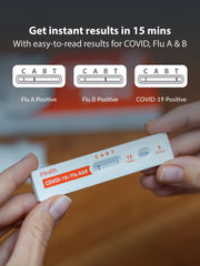 iHealth 3-in-1 kit swab pack for easy home collection.