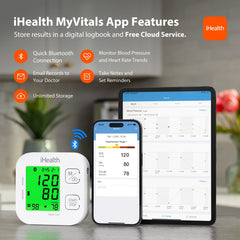 iHealth Track Bluetooth sync with iOS and Android devices