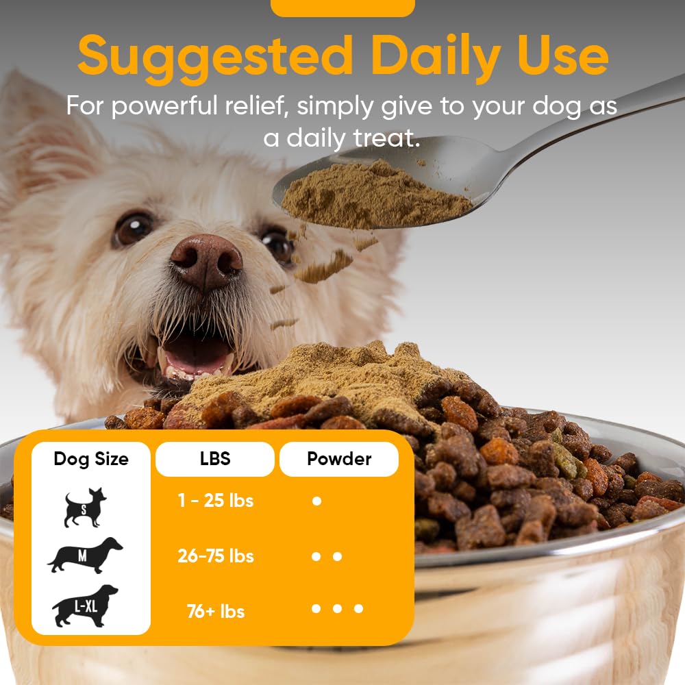 iHeartDogs joint support with glucosamine and chondroitin for mobility.