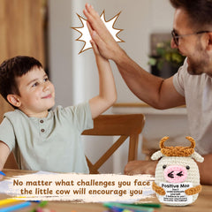 IIGLOWING crochet cow gift packaging emphasizes thoughtful, ready-to-gift presentation.