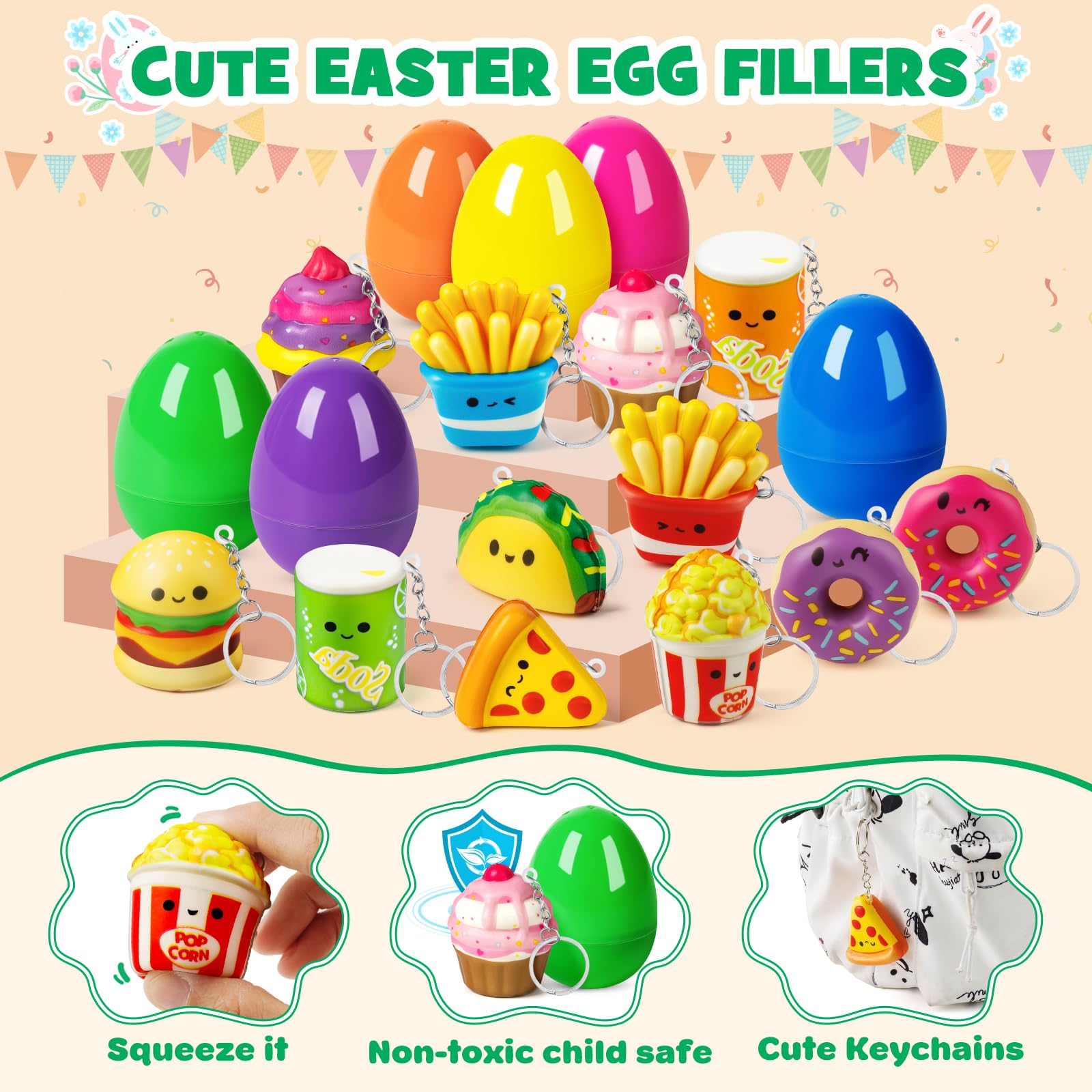 IJIGU eggs colored for hunt with engaging visual appeal