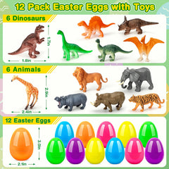 IJIGU dinosaur and animal toy inside each egg to spark imagination