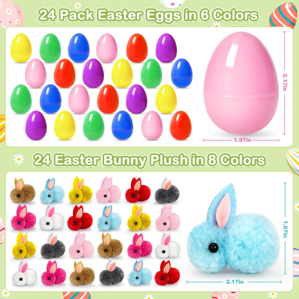 IJIGU plush bunny inside eggs adds charming decor and smiles.