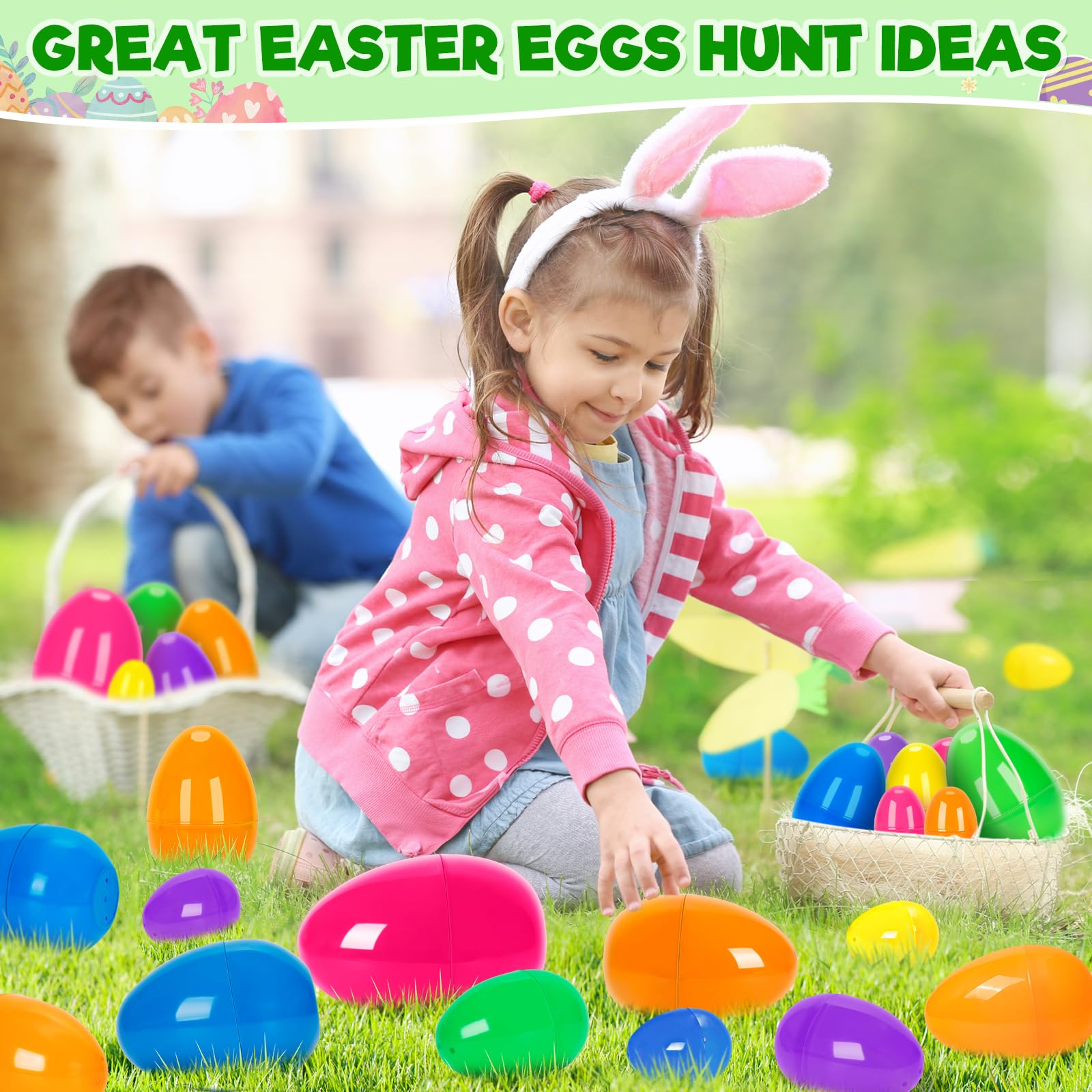 IJIGU eggs ideal for hunts, basket stuffers, and party favors