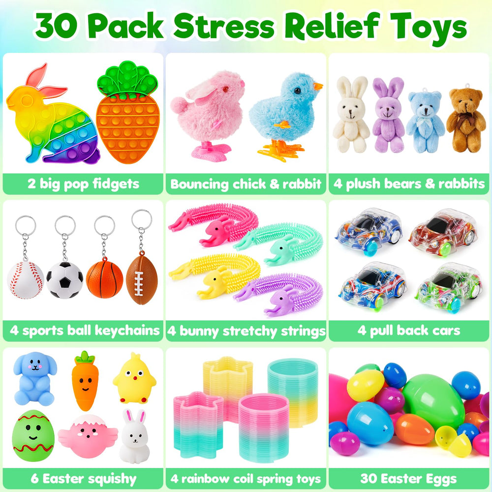 IJIGU Easter eggs with toys inside delivering 30 unique surprises