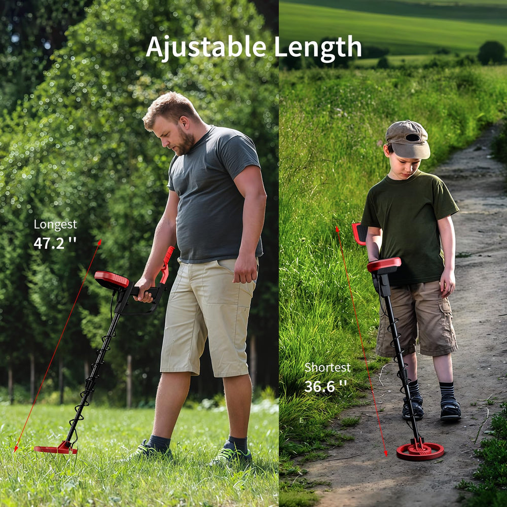 IKIU deep detection up to 10 inches helps locate small finds