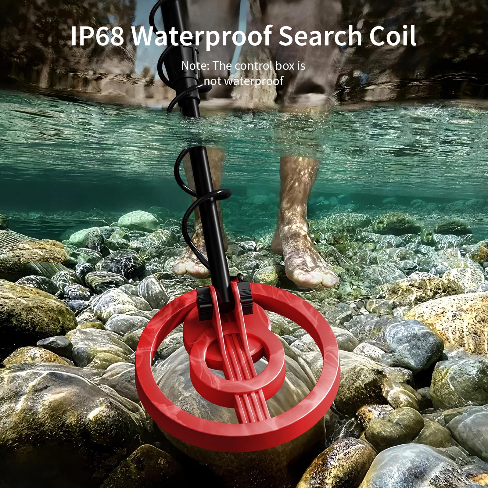 IKIU lightweight detector at 2.26 pounds for easy handling