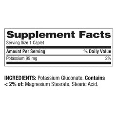 ikj potassium caplets ingredient panel visible on bottle