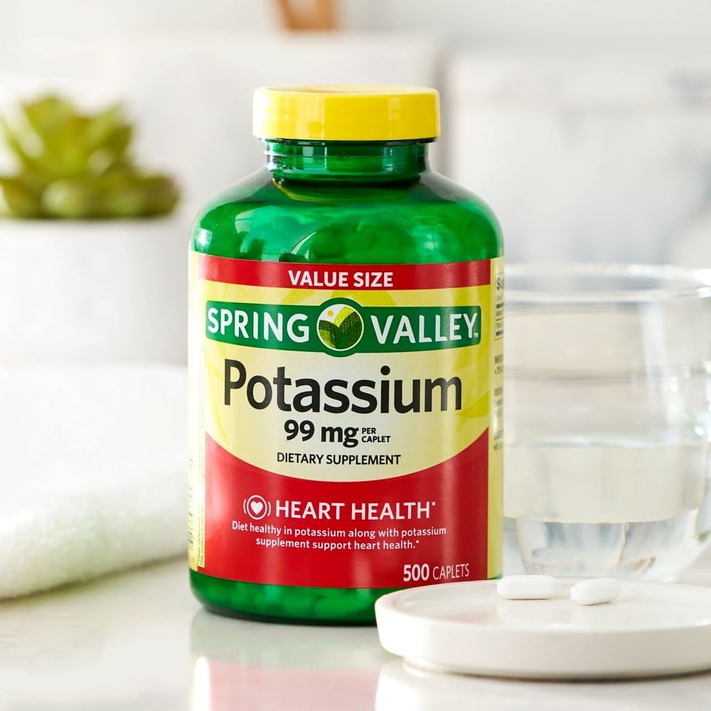 ikj potassium caplets nutrition facts panel on packaging