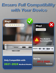 IKNUH Type-C magnetic cable with LED indicator shows charging status