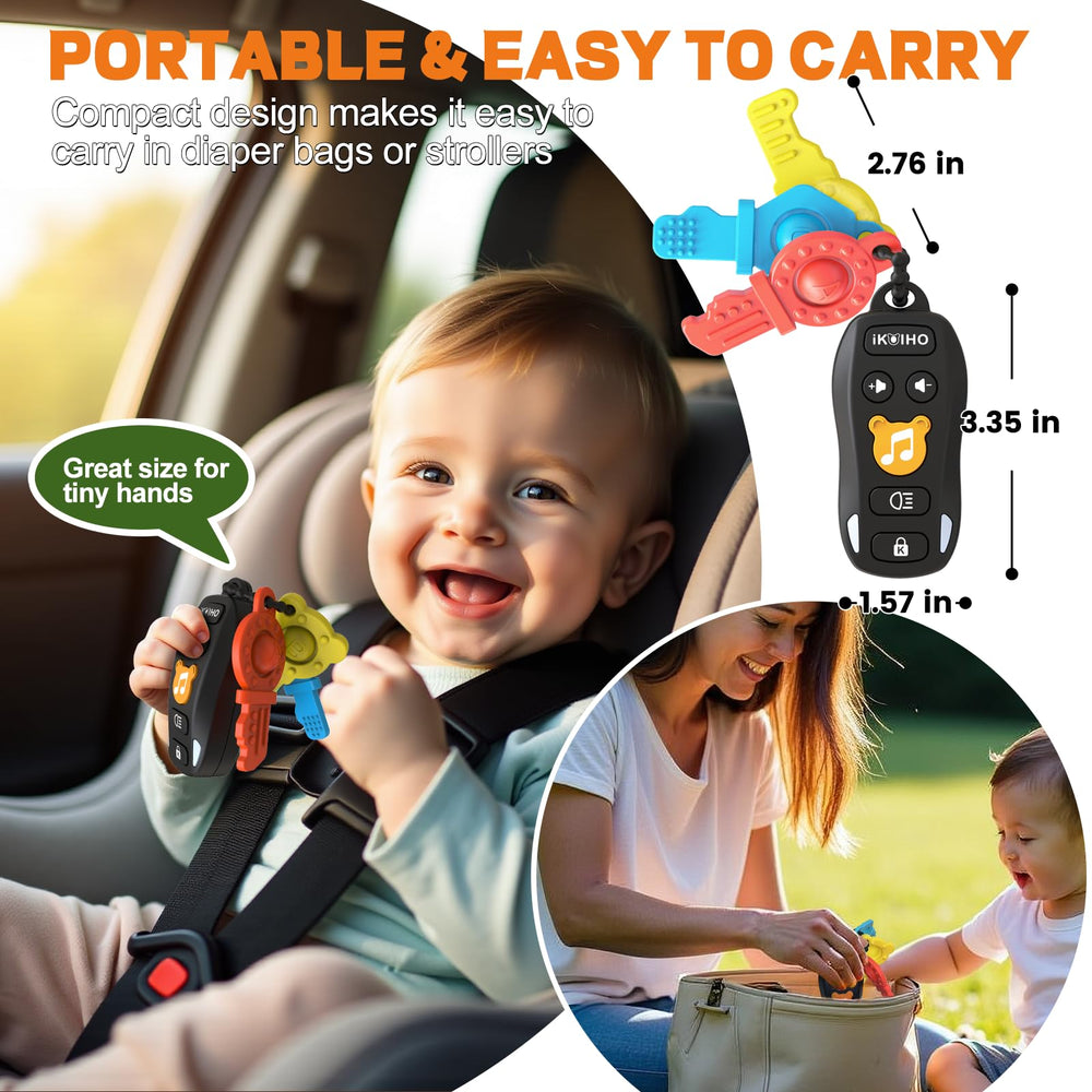 iKOIHO Baby Keys portable size for easy travel play