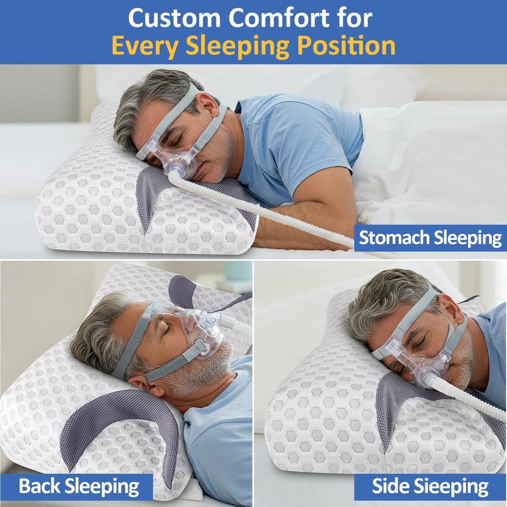 IKSTAR CPAP pillow uses CertiPUR-US memory foam for reliable support.