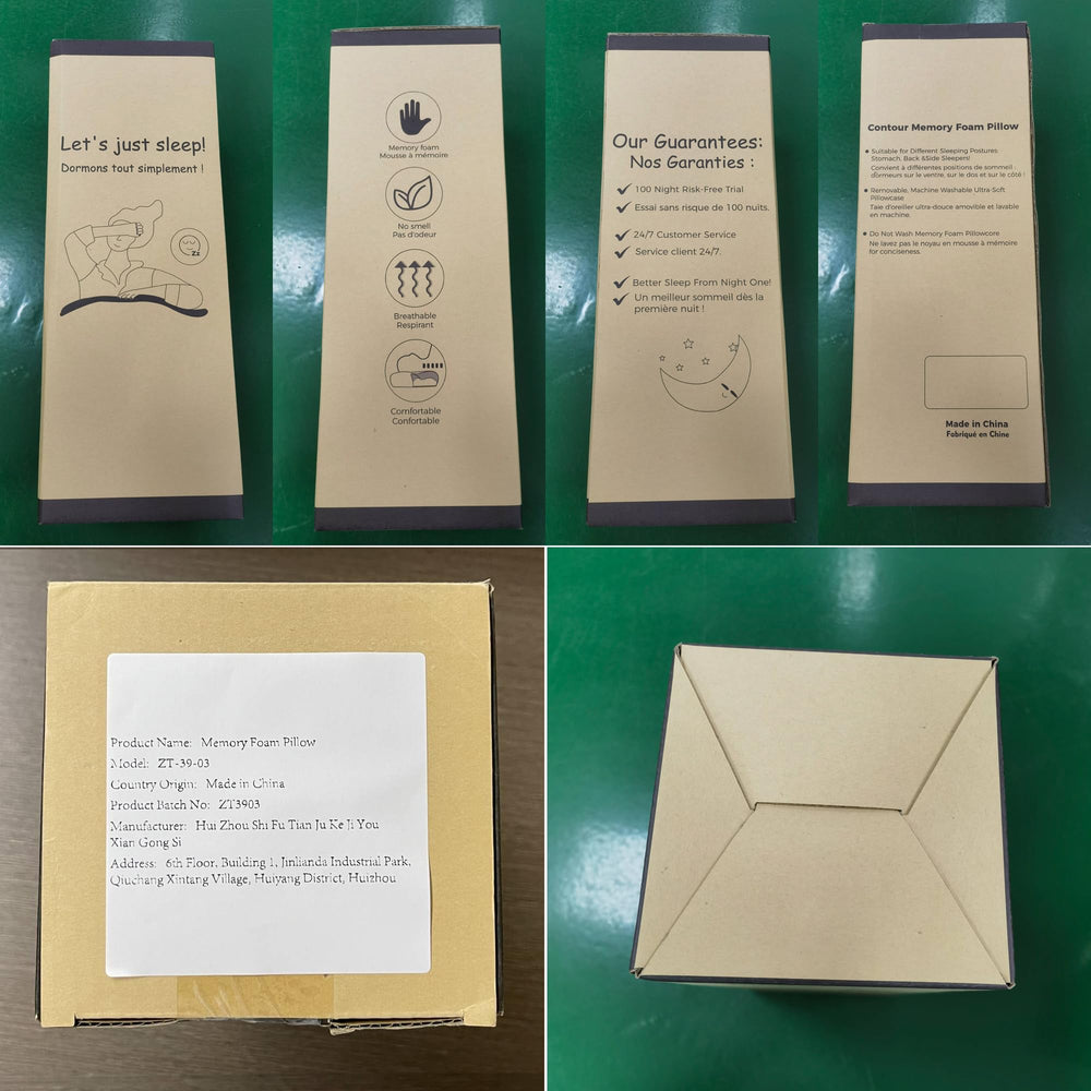 IKSTAR CPAP Pillow packaging includes setup guide.