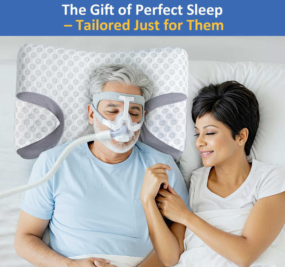IKSTAR CPAP pillow supports side, back, and stomach sleepers for versatile use.