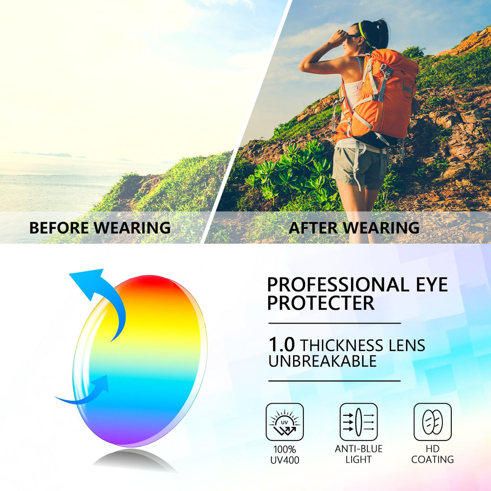 IKTOD ultra-light frame sport sunglasses for extended wear