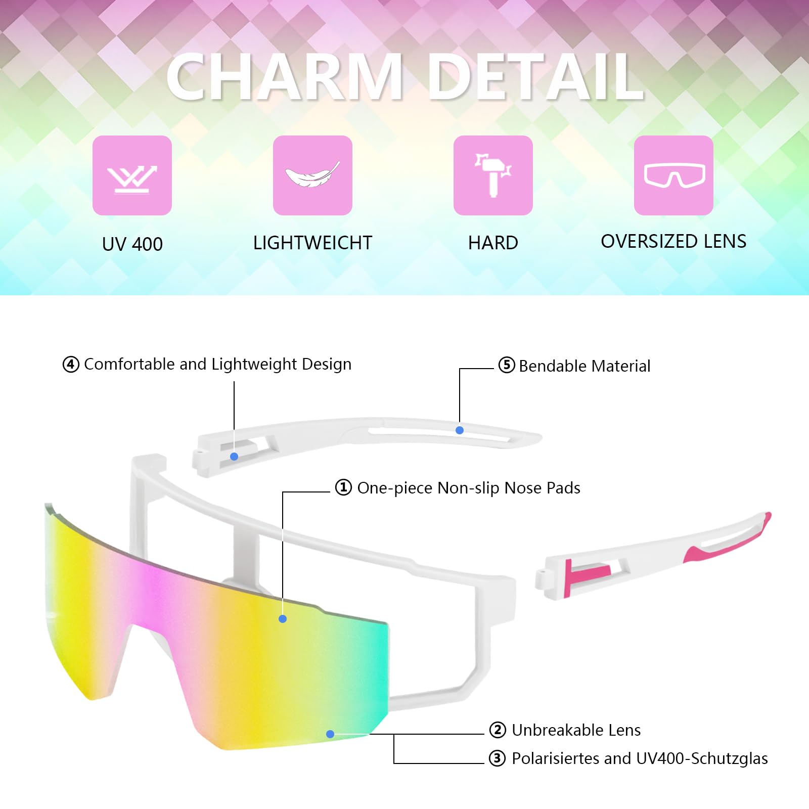 IKTOD UV400 polarized lenses deliver clearer, glare-free vision