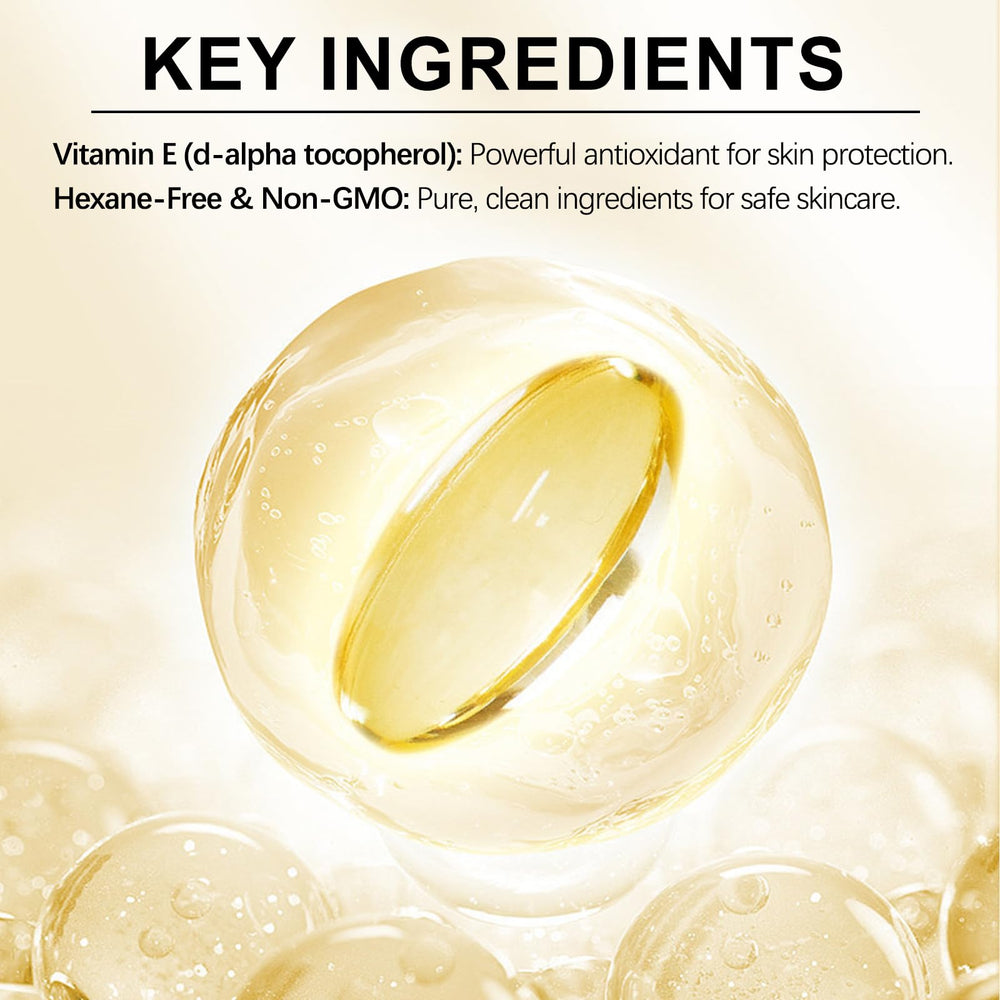 IKZEE Vitamin E Oil application on skin close-up.