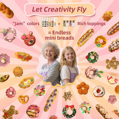 iland simulated jam colors 6 - glossy toppings for tasty-looking mini treats.