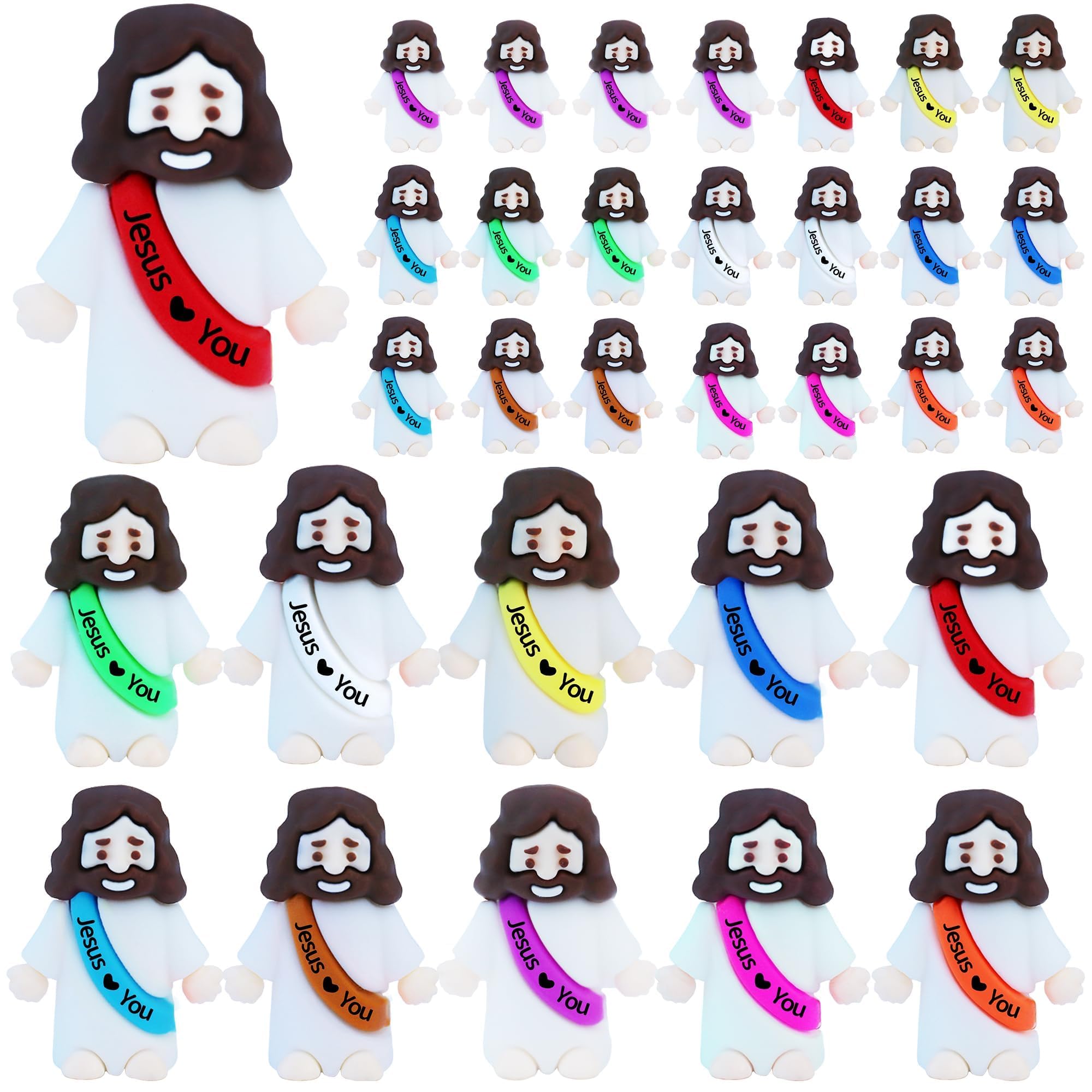 ILHSTY mini Jesus figure pocket-size for easy gifting and personal reflection.