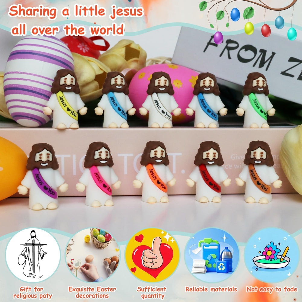 ILHSTY religious party favor Jesus figurine bulk for events.