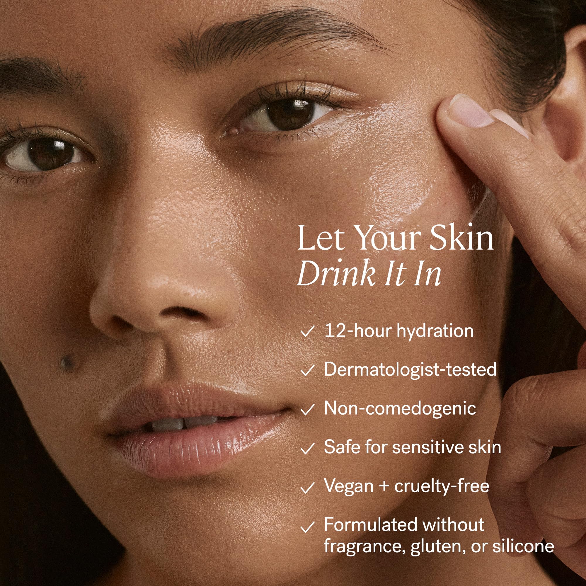 Prickly pear flower extract detail from ILIA The Base Face Milk Essence for natural care.