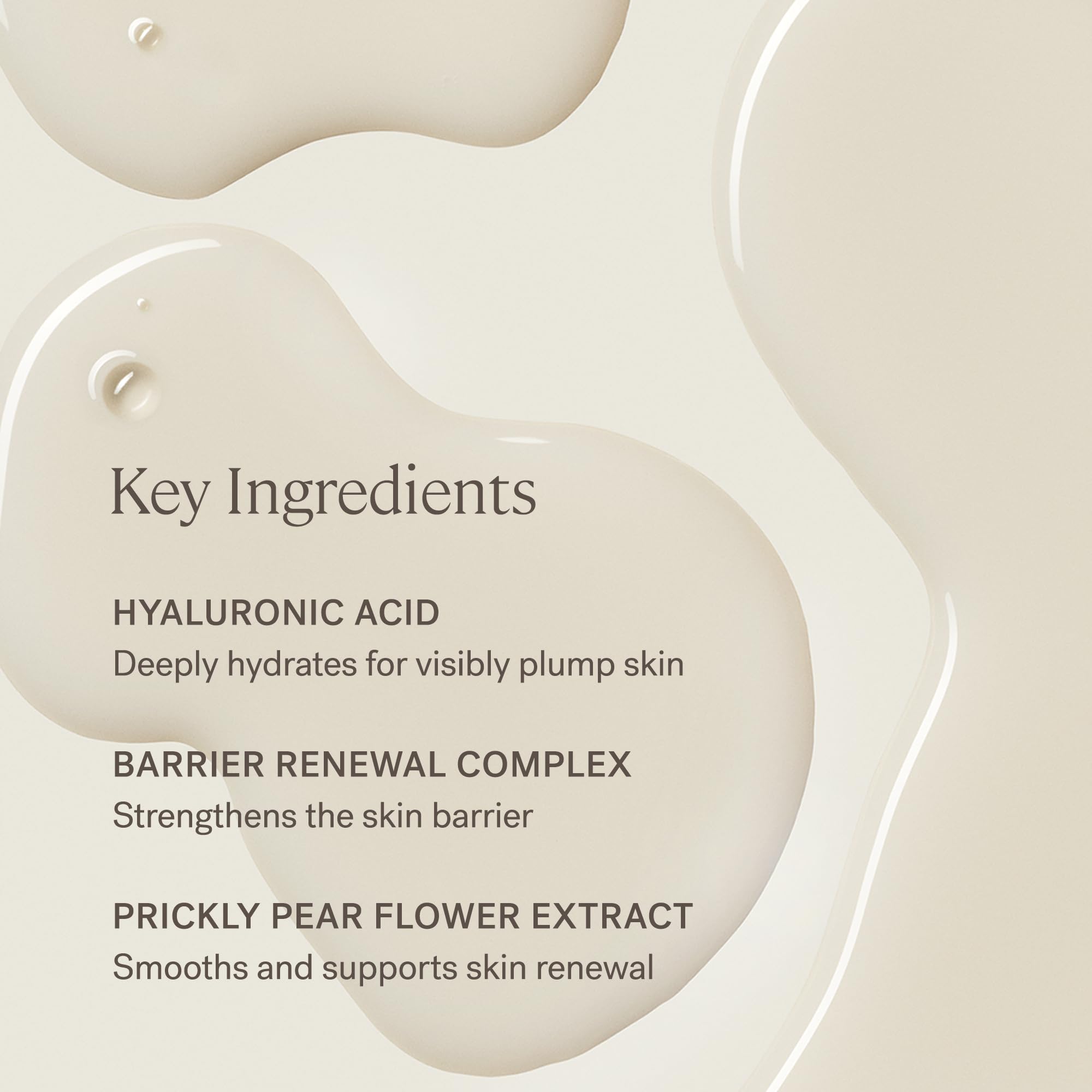 Skin close-up after applying ILIA Base Milk Essence for a soft, balanced look.