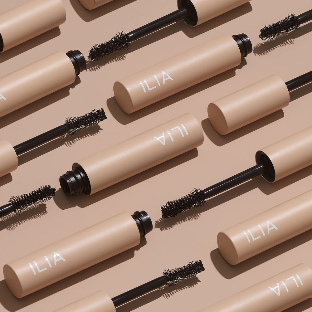 ILIA Fullest Volumizing Mascara full lashes appear dramatic without heaviness