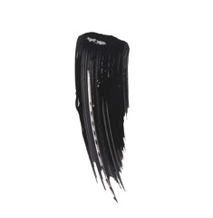 ILIA Fullest Volumizing Mascara wand bristles showing buildable application