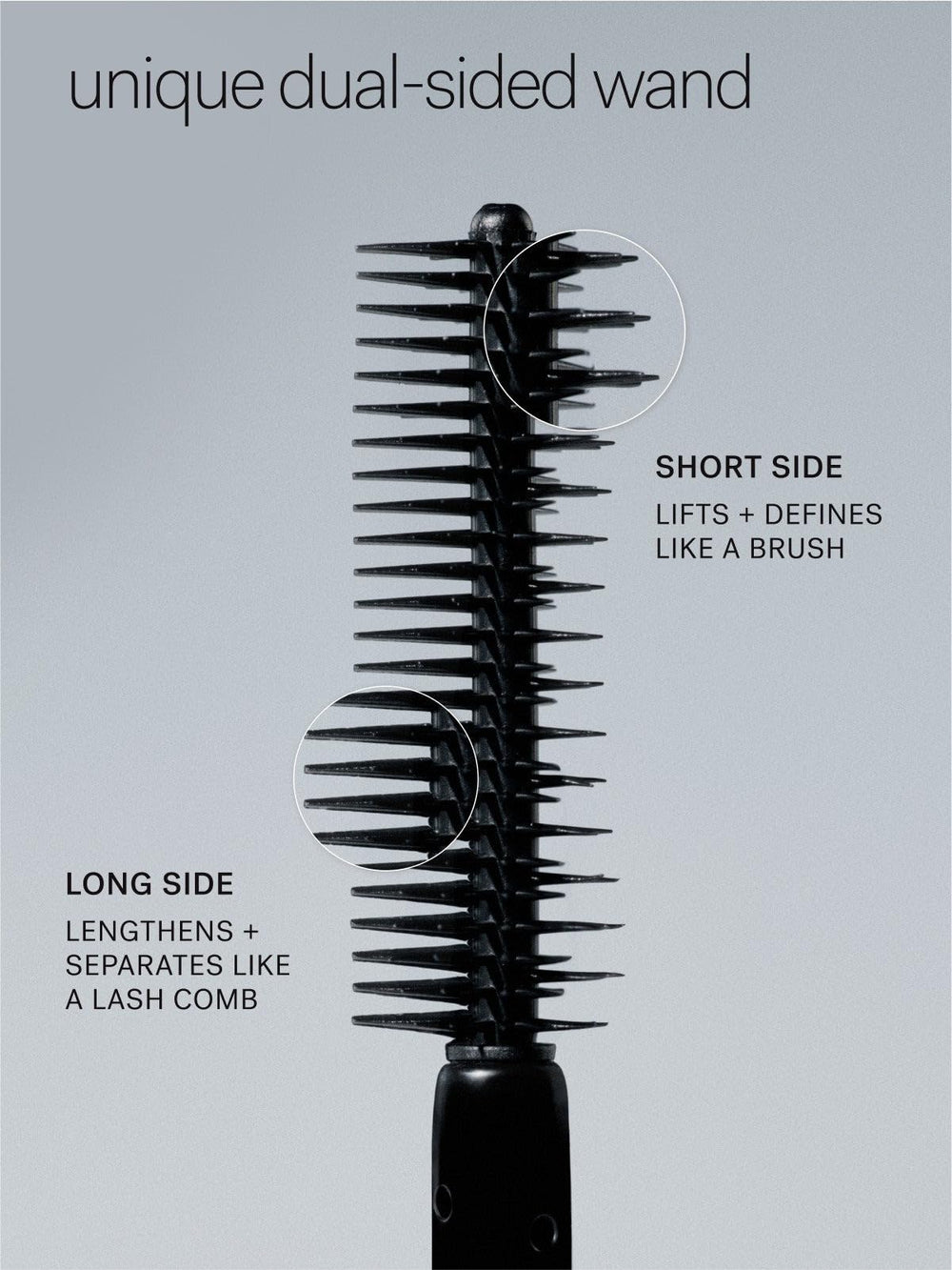 ILIA Limitless Lash Mascara formula resists smudging and flaking through the day.