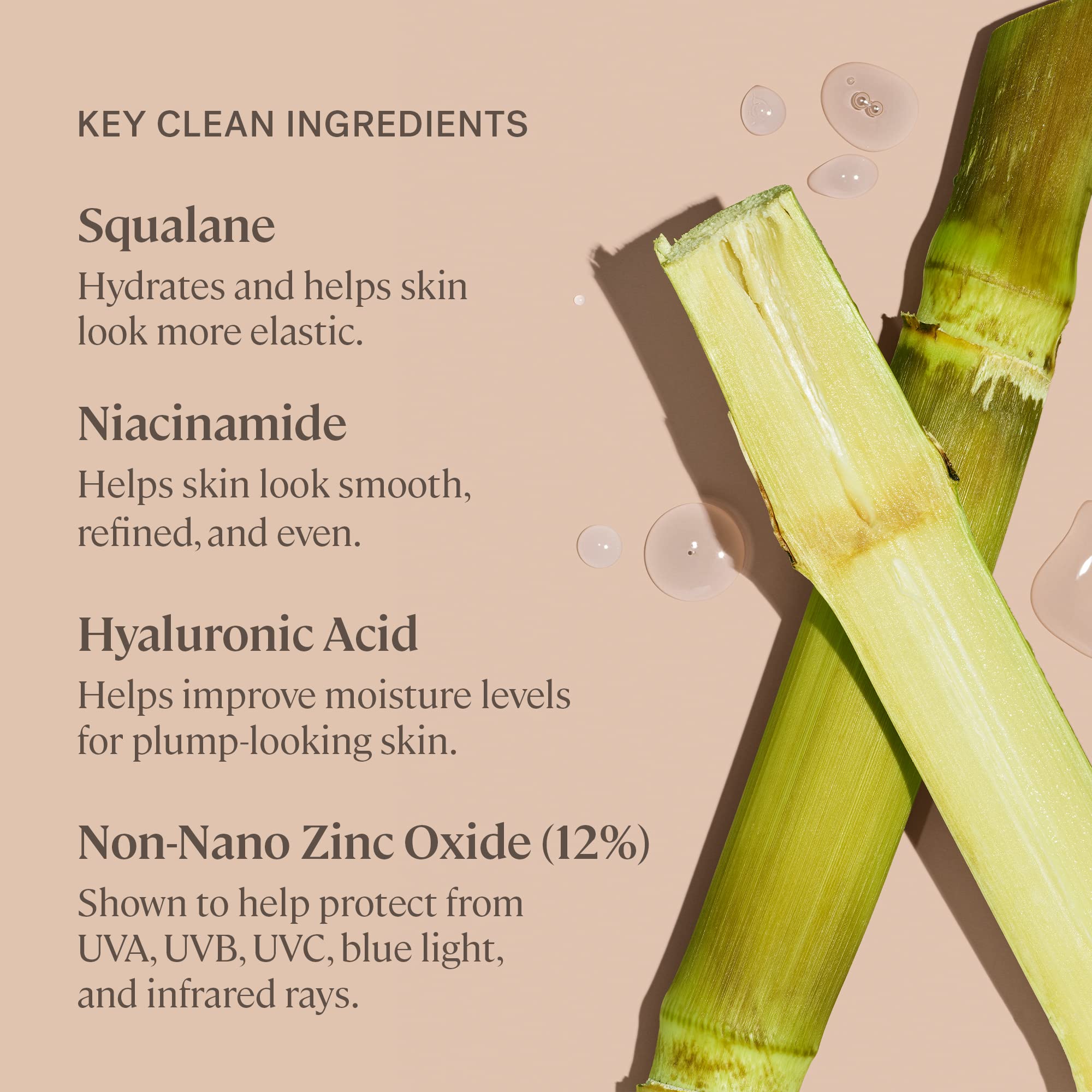 ILIA tint spread provides even tone with hydration.