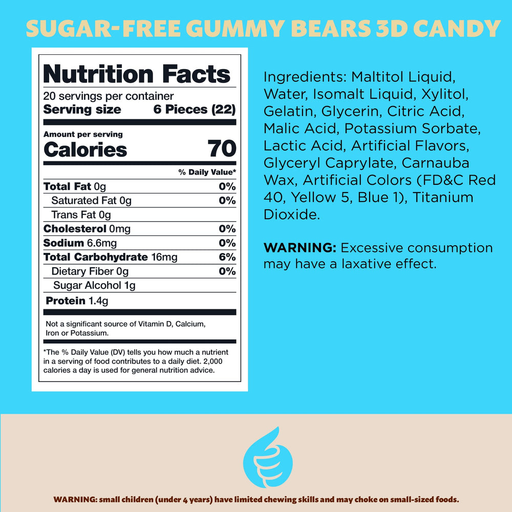 ILIKE! 1 lb bulk bag of sugar-free gummies for budget-friendly sharing