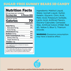 ILIKE! 1 lb bulk bag of sugar-free gummies for budget-friendly sharing