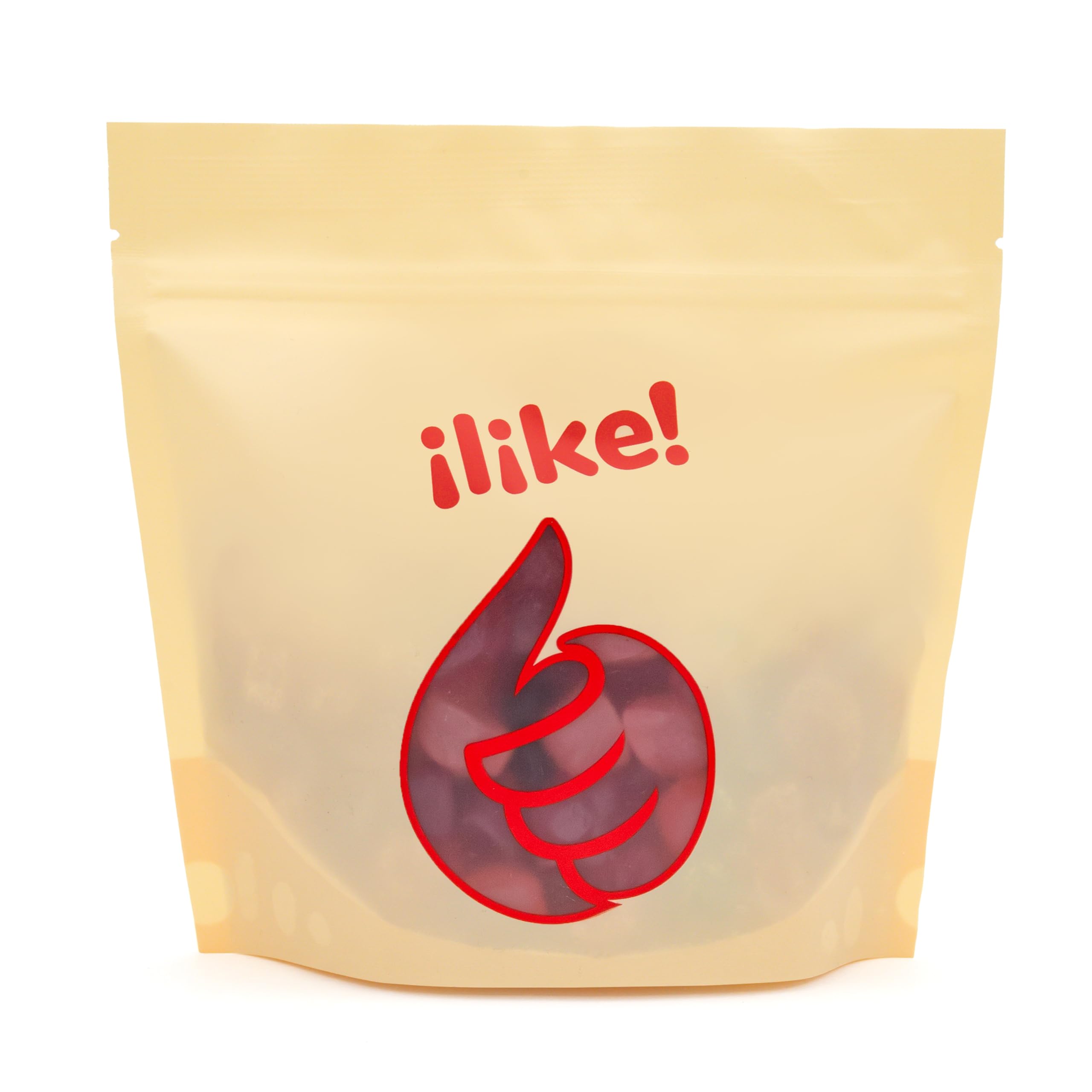 ILIKE assorted berry flavors display bright natural hues and fruity variety