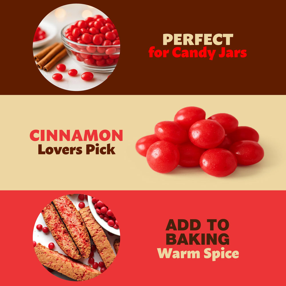 ILIKE! Bright red candy enhances gift jars and party platters.