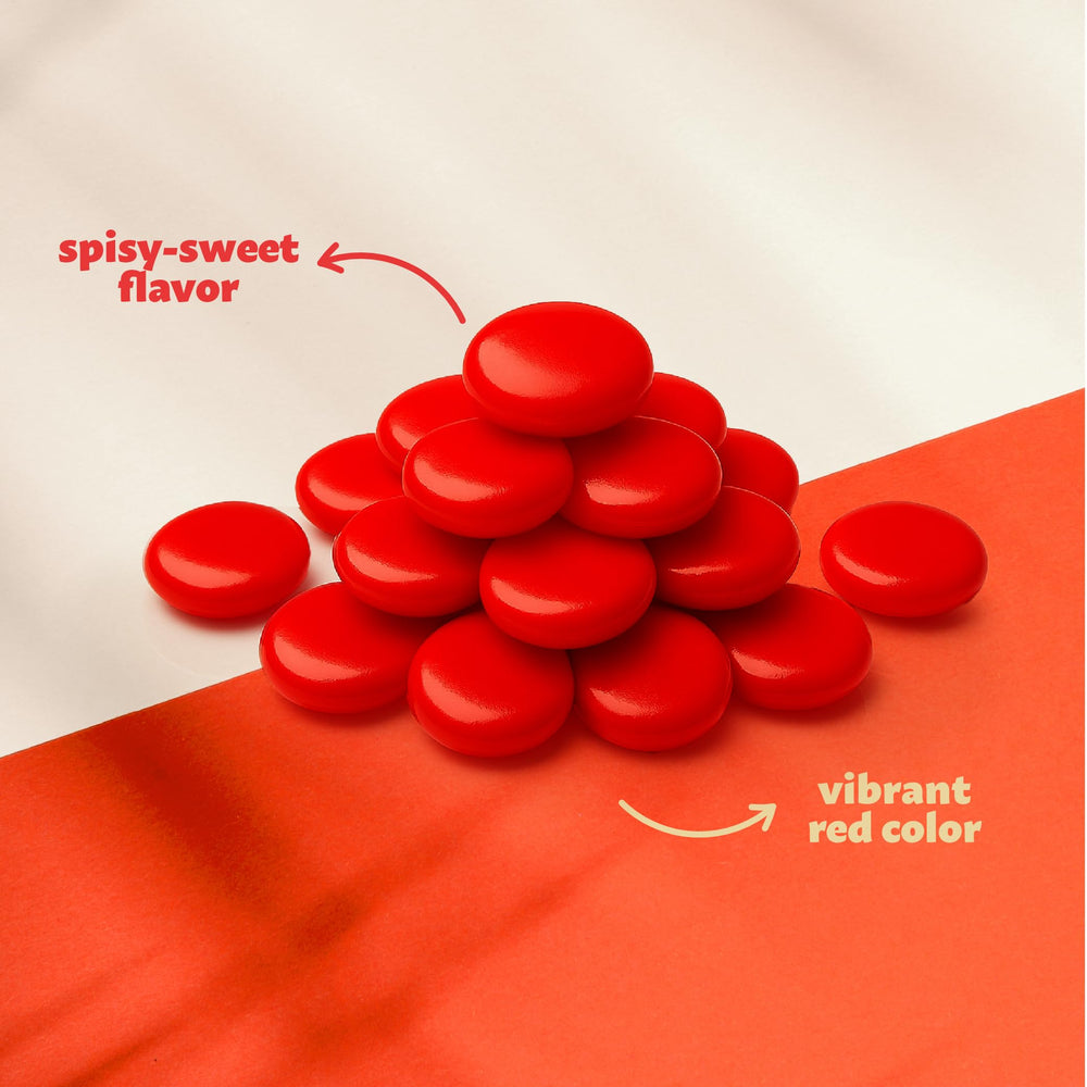 ILIKE! Cinnamon candy drops into tea or cider for warmth.