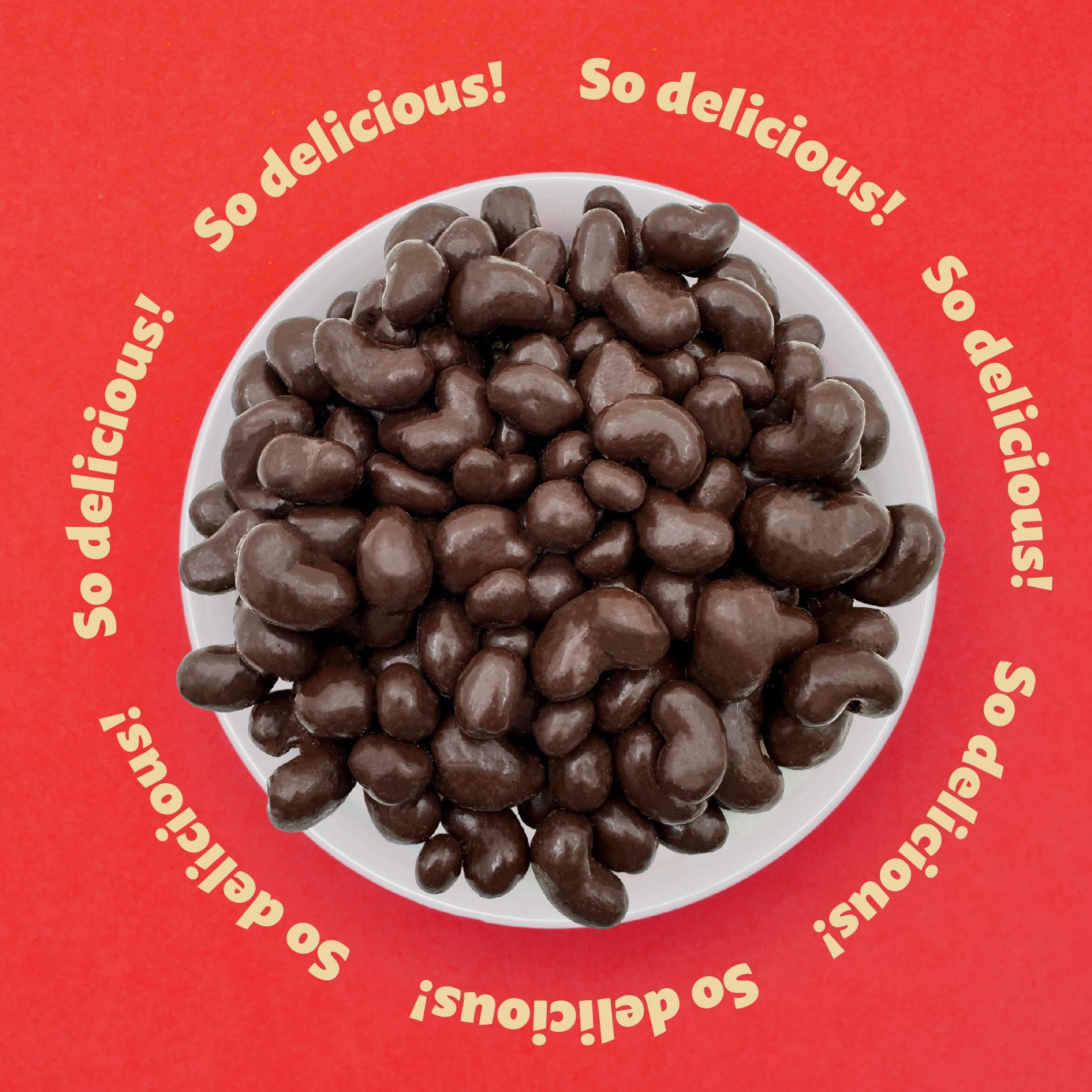 ILIKE! gift-ready snack jar idea featuring dark chocolate cashews for easy host or coworker gifts.