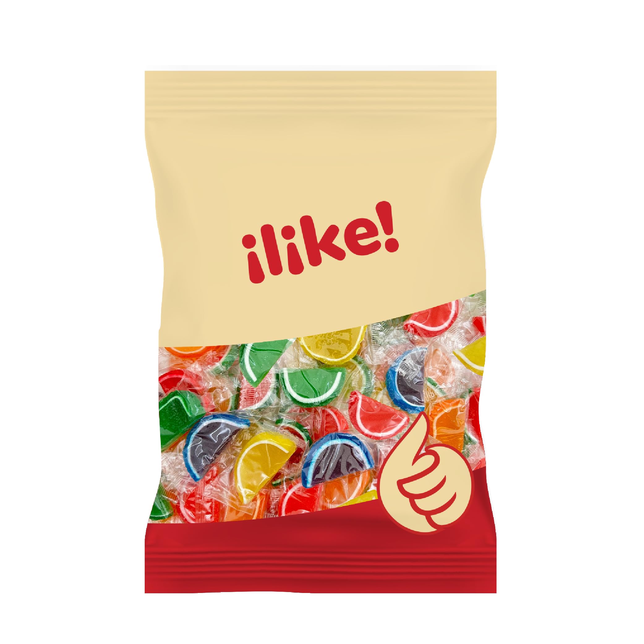ILIKE! Individually wrapped candies ideal for sharing and mess-free snacking