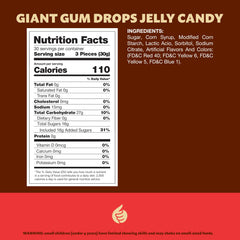 ILIKE! Giant Gum Drops assorted flavors shown for colorful treats