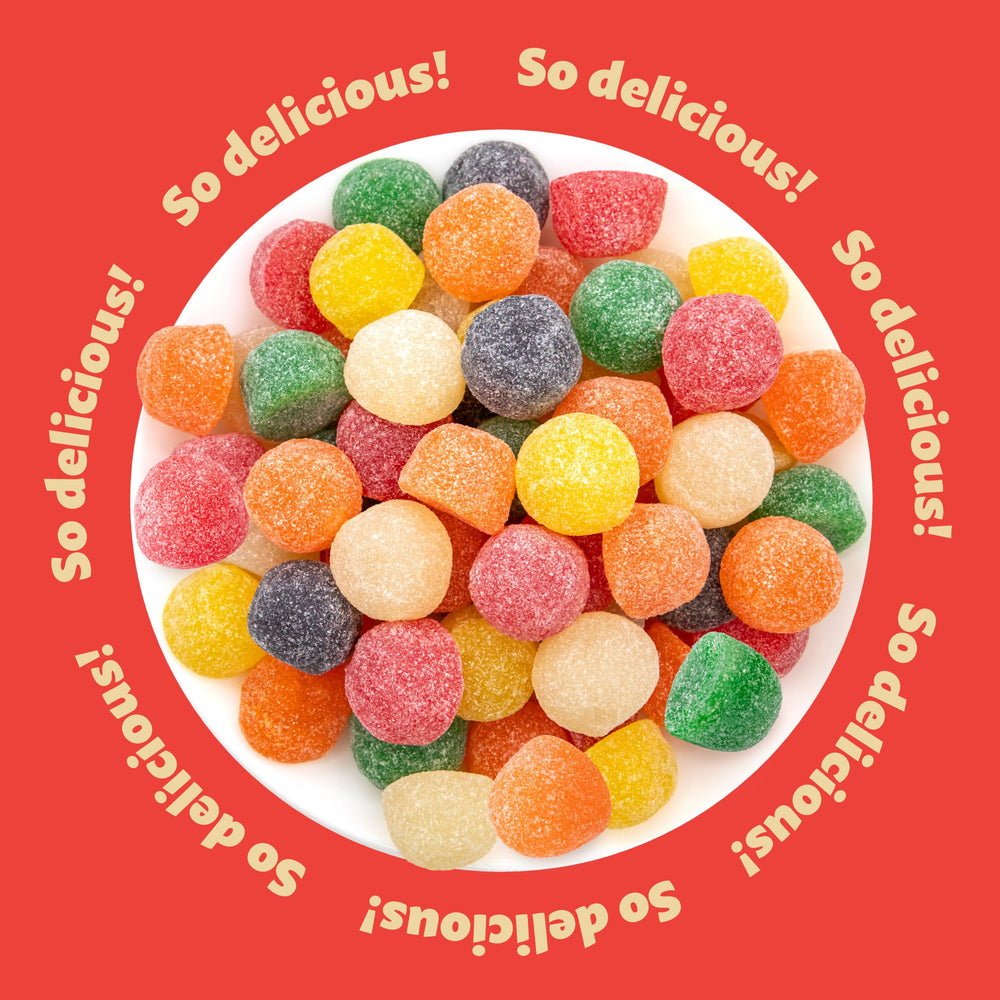 ILIKE! Lemon flavor giant gum drops for bright citrus dessert accents
