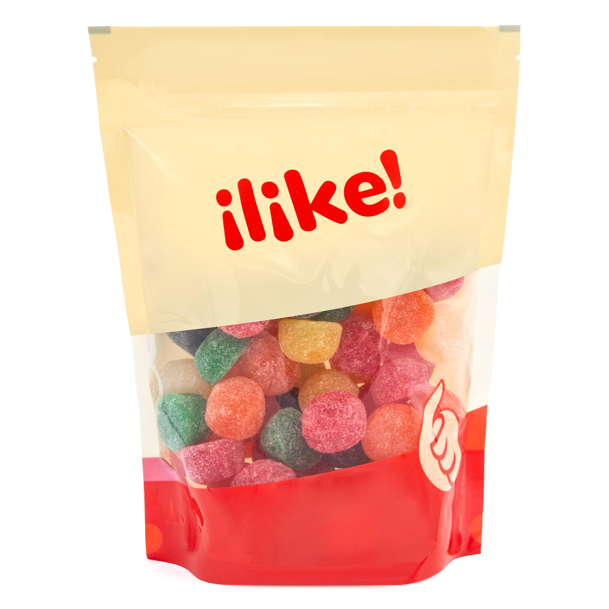 ILIKE! Licorice flavor giant gum drops add a classic twist to displays