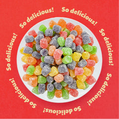 ILike! Gum Drops used to decorate cakes and pastries with a playful fruit twist.