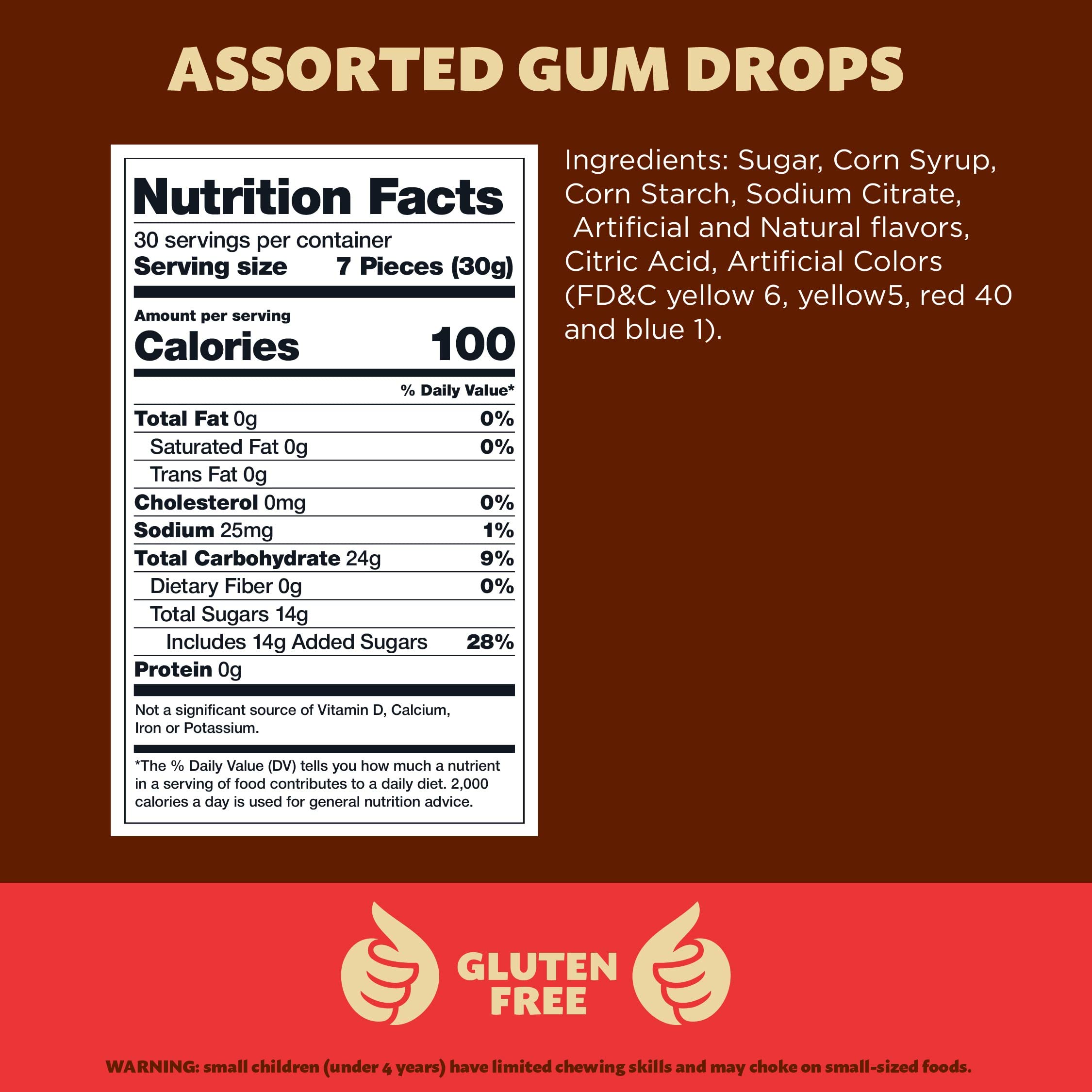 ILike! Gum Drops flavor assortment showcases five fruit flavors for party buffets.