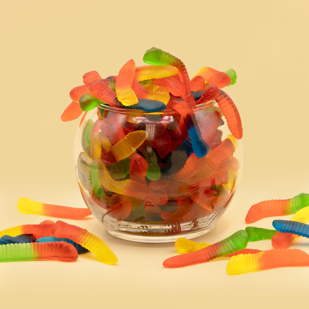 ILIKE! Gummy Worms goody bags filled with fruit flavors and color
