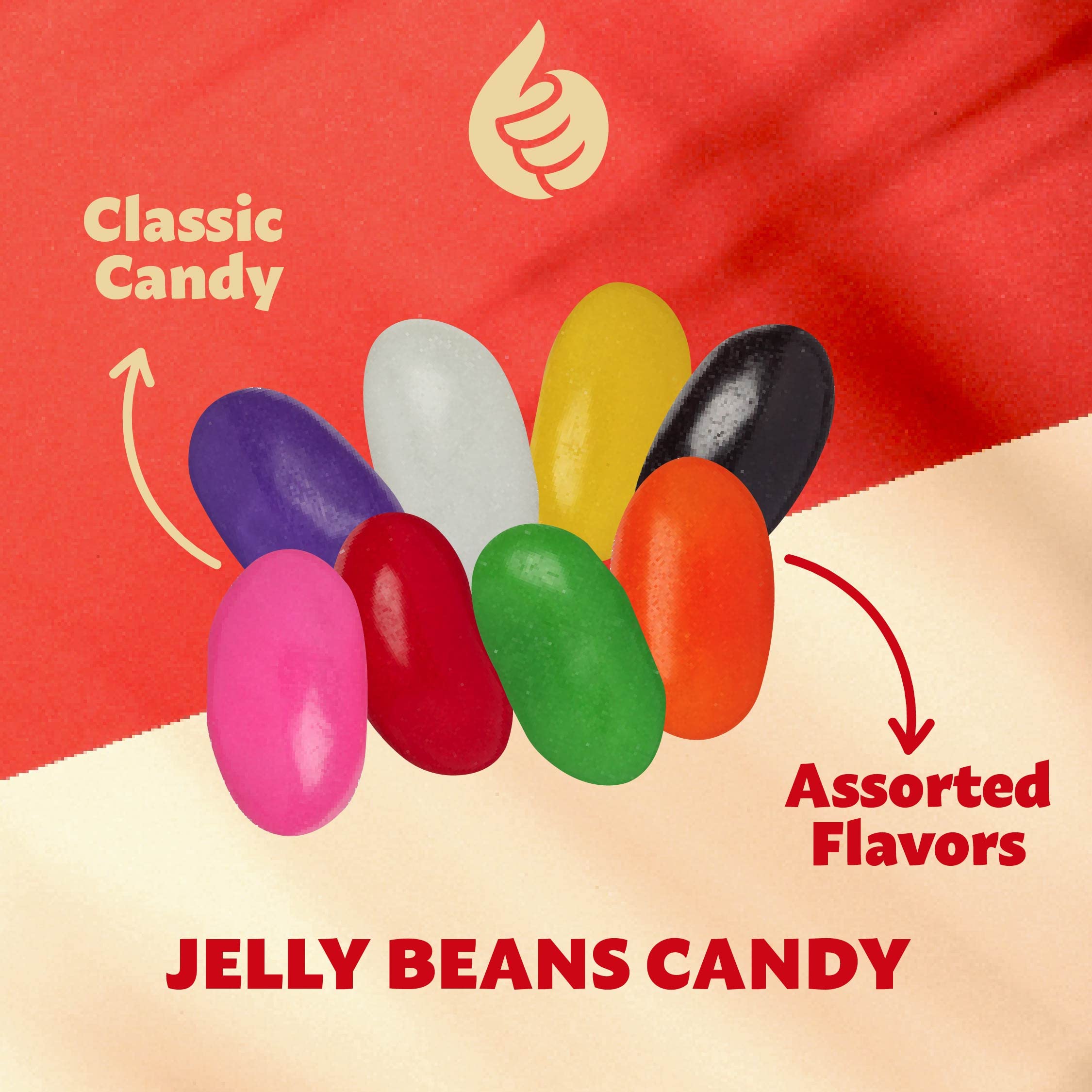 ILIKE! Jelly Beans cake decorating ideas with colorful beans for cupcakes.